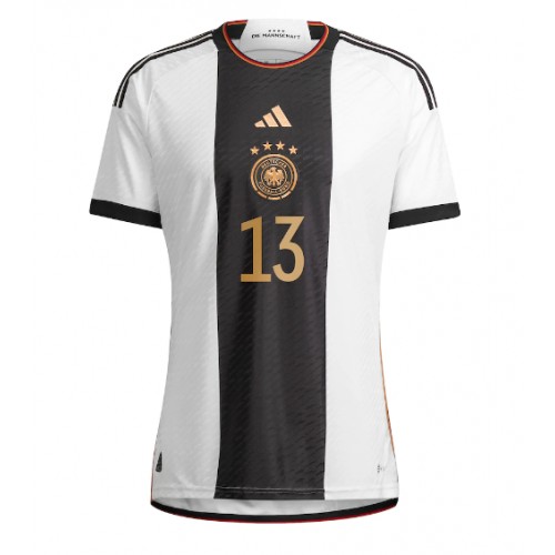 Tyskland Thomas Muller #13 Hjemmedrakt VM 2022 Kortermet Tyskland Thomas Muller #13 Hjemmedrakt VM 2022 Kortermet